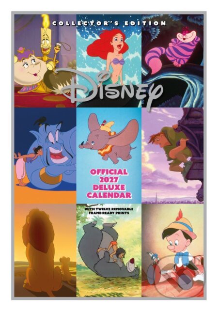 Deluxe kalendář 2027 Disney Classic (A3 29,7 x 42 cm) | Knihy z Martinusu