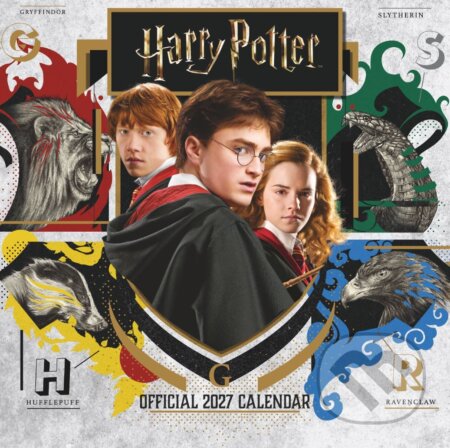 Kniha: Oficiální nástěnný mini kalendář 2027: Harry Potter (17,8 x 17,8|35,6 cm) (Harry Potter). Harry Potter, 2026