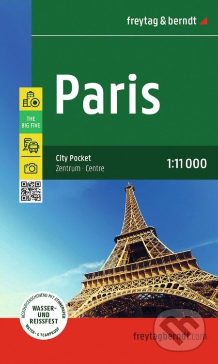Paríž 1: 11 000 City Pocket (freytag&berndt). freytag&berndt, 2026