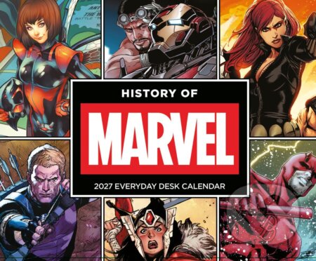 Kniha: Oficiální stolní trhací kalendář 2027 Marvel: Classics Comics (15 x 13 x 4 cm) (Marvel). Marvel, 2026