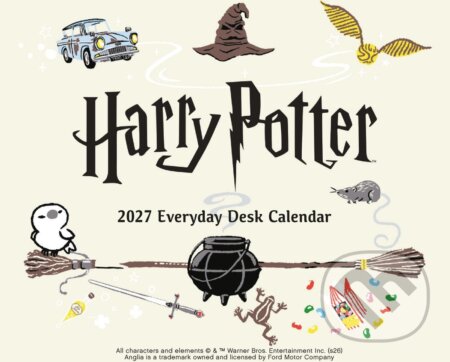 Kniha: Oficiální trhací stolní kalendář 2027: Harry Potter (15 x 13 x 4 cm) (Harry Potter). Harry Potter, 2026