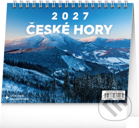 NOTIQUE Stolní kalendář České hory 2027 (Notique). Notique, 2026