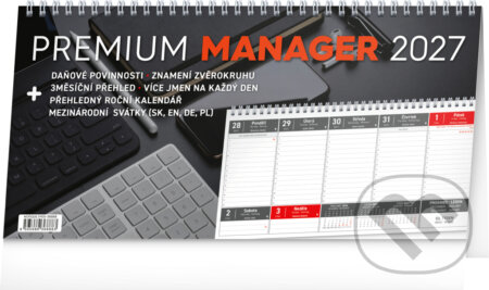 NOTIQUE Stolní kalendář Premium Manager 2027 (Notique). Notique, 2026
