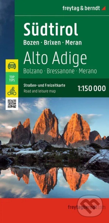 Južné Tirolsko, Bolzano 1: 150 000 (freytag&berndt). freytag&berndt, 2026
