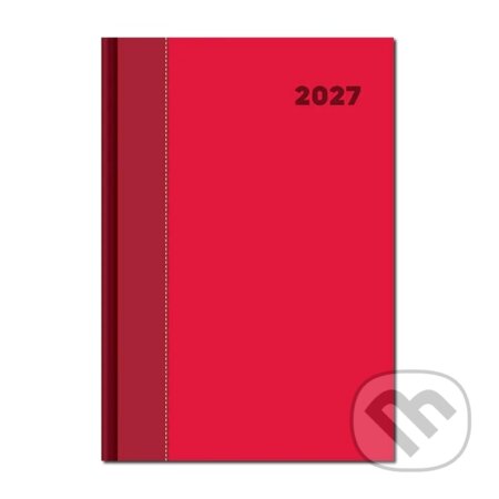 Denný diár DOLCETTO 2027 - červeno-červený (Spektrum grafik). Spektrum grafik, 2026