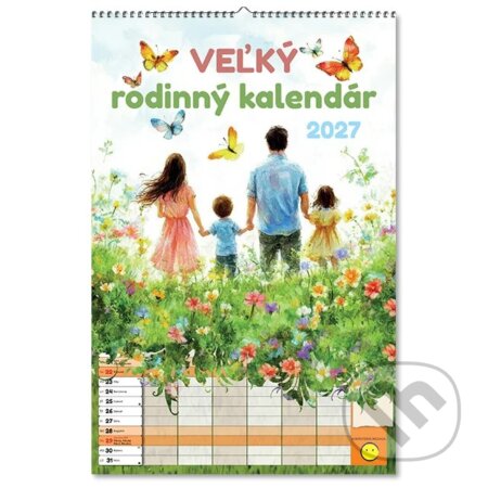 Veľký rodinný nástenný kalendár 2027 (Spektrum grafik). Spektrum grafik, 2026
