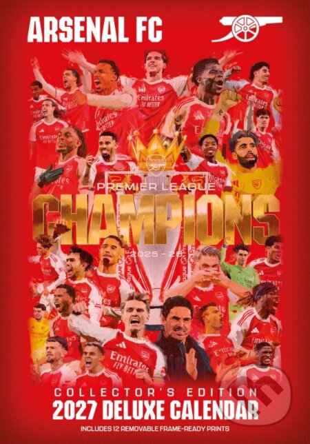 Kniha: Deluxe kalendář 2027 FC Arsenal (29,7 x 42 cm) (Arsenal Pulp Press). Arsenal Pulp Press, 2026