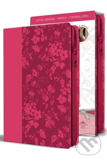 Kniha: Biblia Reina Valera 1960 letra grande. Simil piel fucsia, cremallera, indice, manual / Spanish Bible RVR 1960. Handy Size, Large Print, Leathersoft (Reina Valera Revisada 1960). ORIGEN, 2021