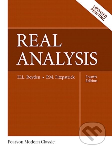 Kniha: Real Analysis (Classic Version) (Halsey Royden a Patrick Fitzpatrick). Pearson, 2017