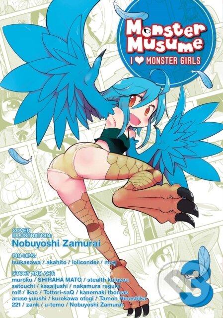 Kniha: Monster Musume: I Heart Monster Girls Vol. 3 (Okayado). Seven Seas, 2017