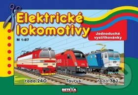 Elektrické lokomotivy (Jednoduché vystřihovánky)
