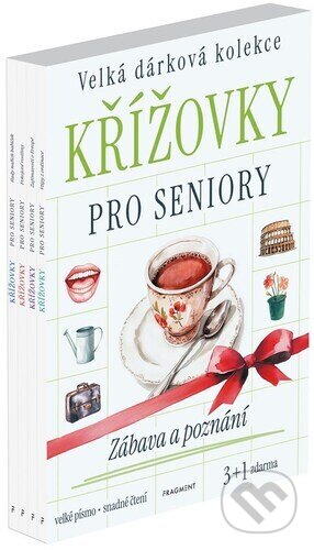 Kniha: Křížovky pro seniory (autora nemá). Fragment, 2026
