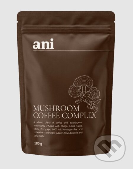 Kávy a čaje: ANi Mushroom Coffee Complex 180g (Ani). Ani