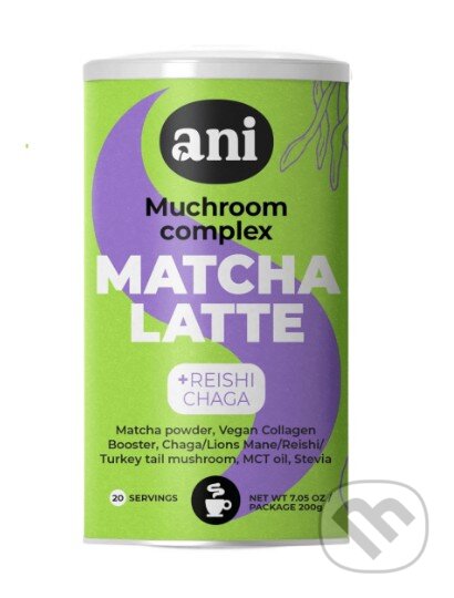 Kávy a čaje: ANi Matcha Latte mushroom complex (Ani). Ani