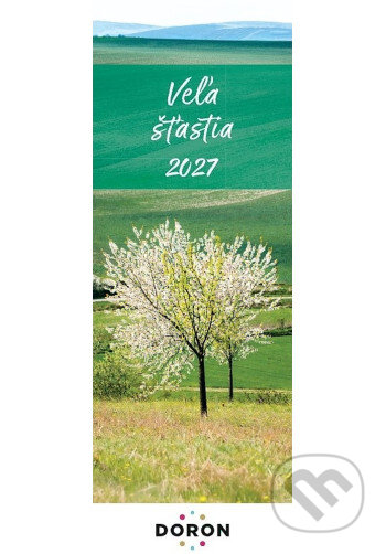 Kalendár záložkový 2027 - Veľa šťastia (Benedetto). Benedetto, 2026