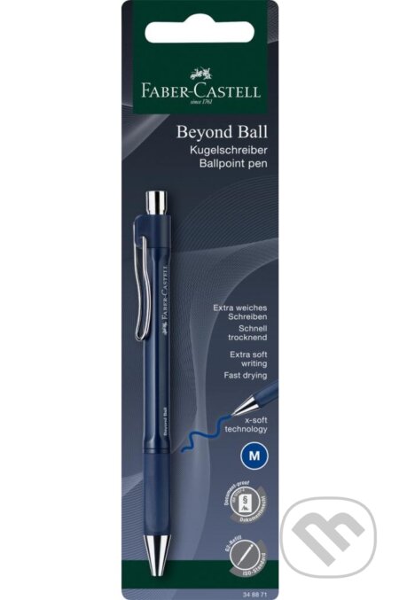 Guľôčkové pero Beyond Ball, modré BL (Faber-Castell). Faber-Castell, 2026