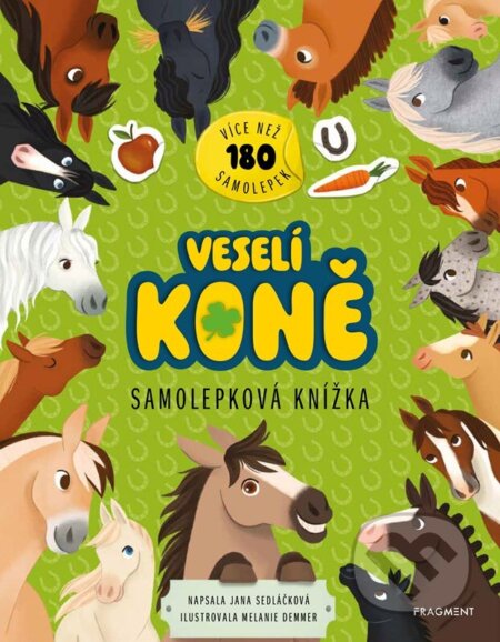 Kniha: Samolepková knížka – Veselí koně (Jana Sedláčková). Fragment, 2026