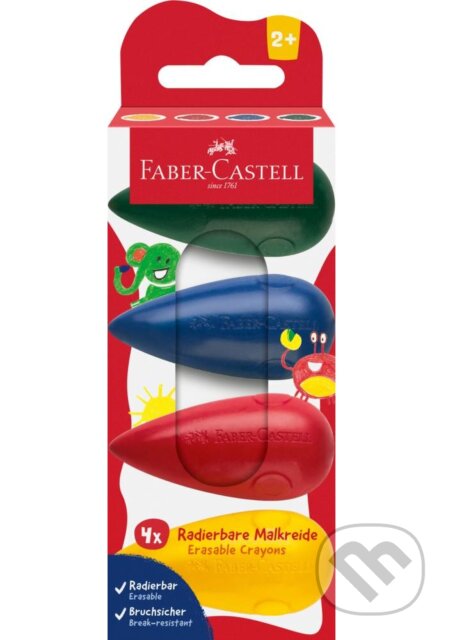 Pastelky plastové do dlane (2+) Slza (Faber-Castell). Faber-Castell