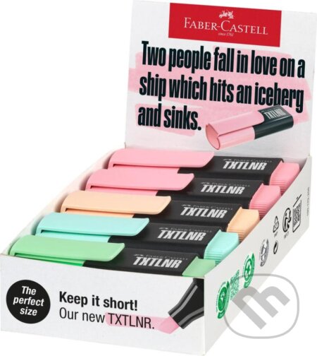 Zvýrazňovač TXTLNR Pastel Mini Mix A/10 set (Faber-Castell). Faber-Castell