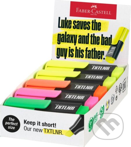 Zvýrazňovač TXTLNR Superfluo Mini Mix/10 set (Faber-Castell). Faber-Castell