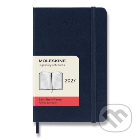 Moleskine – 12-mesačný denný diár 2027 (tmavomodrý) (Moleskine). Moleskine, 2026