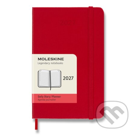 Moleskine – 12-mesačný denný diár 2027 (červený) (Moleskine). Moleskine, 2026