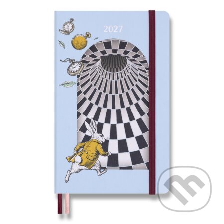 Moleskine – 12-mesačný denný plánovací diár Alice in Wonderland 2027 (Moleskine). Moleskine, 2026