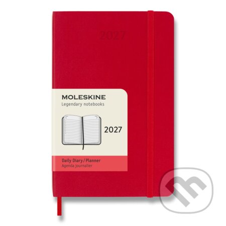 Moleskine – 12-mesačný denný diár 2027 (červený) (Moleskine). Moleskine, 2026