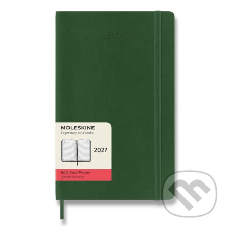 Moleskine – 12-mesačný denný diár 2027 (tmavozelený) (Moleskine). Moleskine, 2026