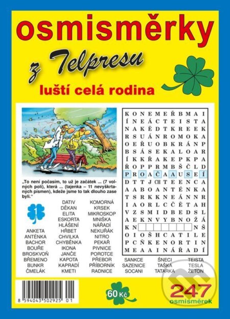 Osmisměrky z Telpresu luští celá rodina 2/2026 - 247 osmisměrek (Telpres). Telpres, 2026