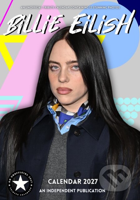 Nástěnný kalendář 2027: Billie Eilish (A3 29,7 x 42 cm) (Cure Pink). Cure Pink, 2026