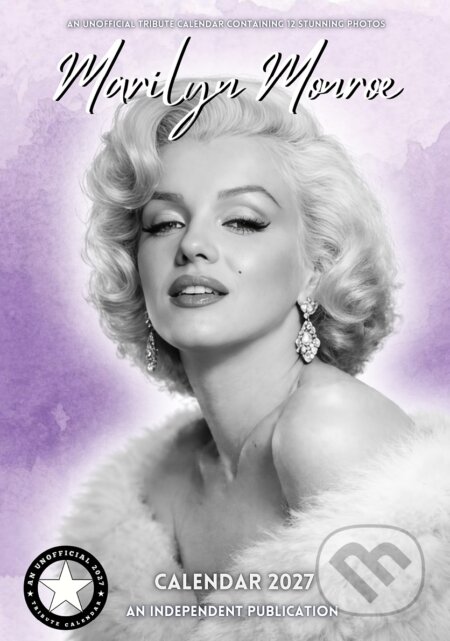 Nástěnný kalendář 2027: Marilyn Monroe (A3 29,7 x 42 cm) (Cure Pink). Cure Pink, 2026