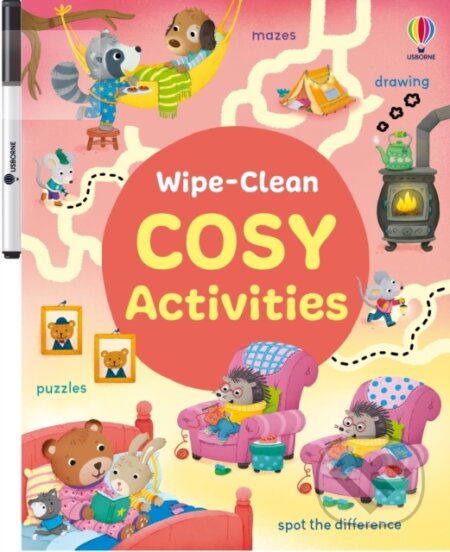 Kniha: Wipe-Clean Cosy Activities (Kirsteen Robson). Usborne, 2026
