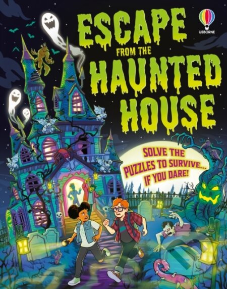 Kniha: Escape from the Haunted House (Sam Smith). Usborne, 2026