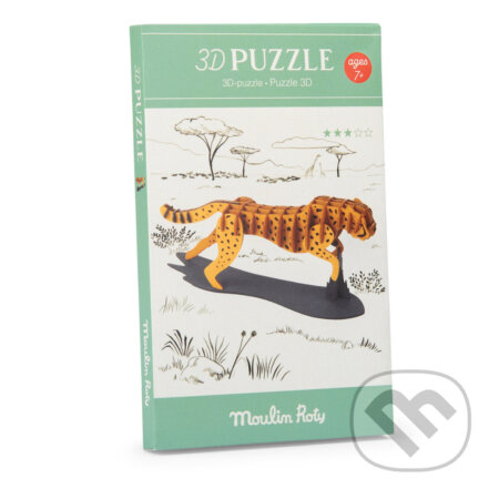 Puzzle: Puzzle 3D - Gepard (Moulin Roty). Moulin Roty