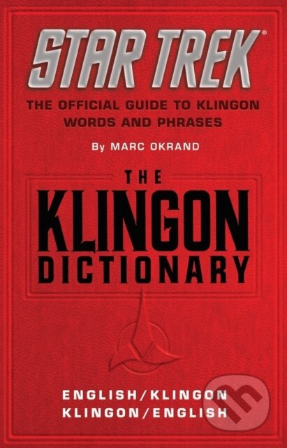 Kniha: Klingon Dictionary (Marc Okrand). Simon & Schuster, 1992
