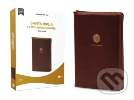 Kniha: RVR60, Santa Biblia, Letra Supergigante, Leathersoft, Cafe, con Cierre, Comfort Print (RVR 1960- Reina Valera 1960 RVR 1960- Reina Valera 1960). Vida, 2020