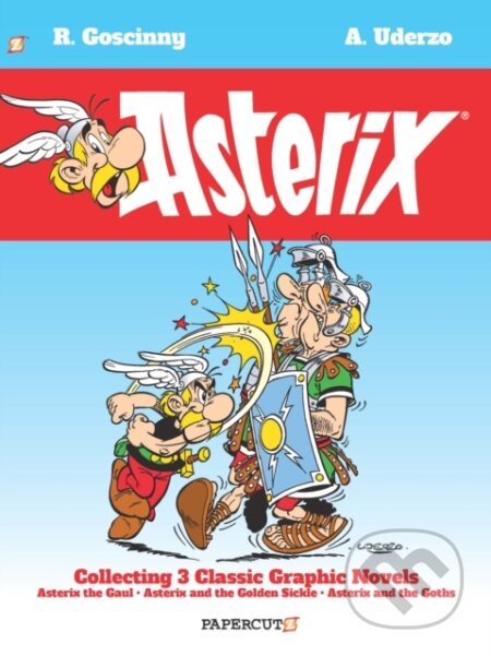 Kniha: Asterix Omnibus Vol. 1 (Albert Uderzo a René Goscinny). Papercutz, 2020