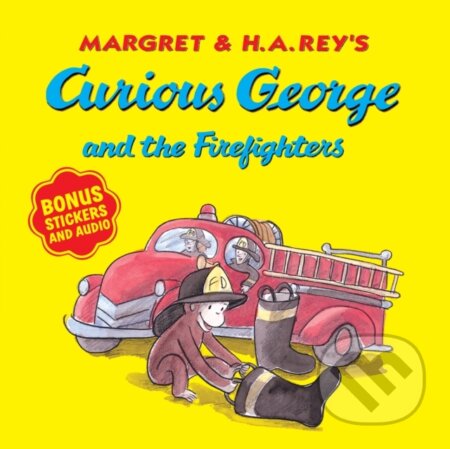 Kniha: Curious George and the Firefighters (H. A. Rey). Clarion Books, 2019