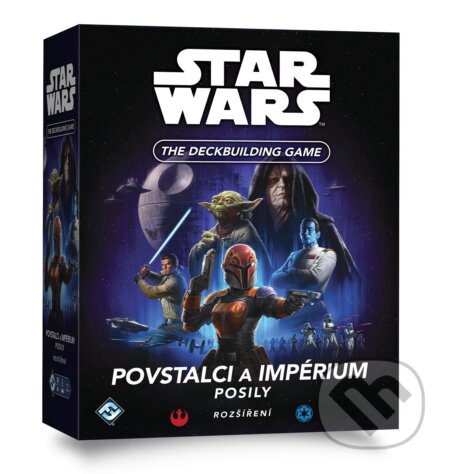 Spoločenská hra: Star Wars: The Deckbuilding Game - Povstalci a Impérium - Posily (rozšírenie) (Asmodée Édition LLC). Asmodée Édition LLC, 2026