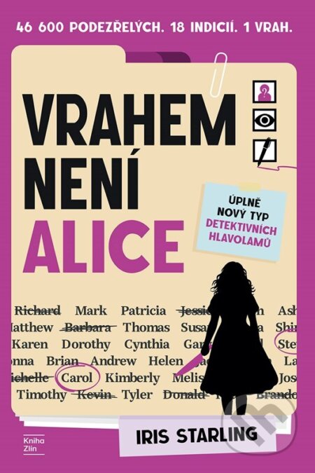 Kniha: Vrahem není Alice (Iris Starling). Kniha Zlín, 2026