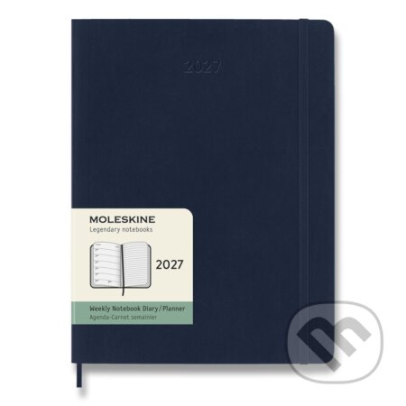 Moleskine – 12-mesačný týždenný plánovací diár 2027 (modrý) (Moleskine). Moleskine, 2026