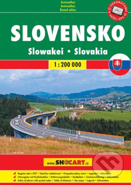 Slovensko 1: 200 000 (SHOCart). SHOCart, 2026