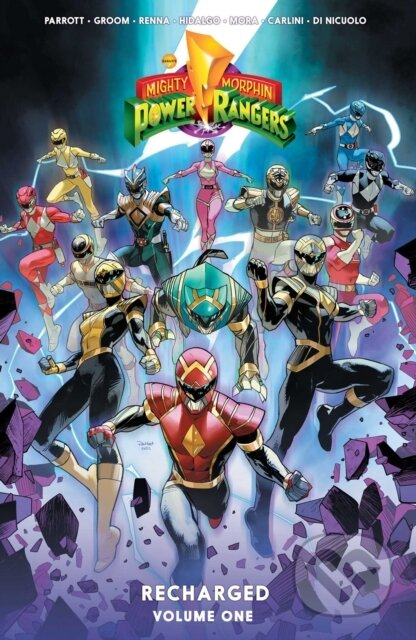 Kniha: Mighty Morphin Power Rangers: Recharged Vol. 1 (Melissa Flores a Ryan Parrott). Boom! Studios, 2023