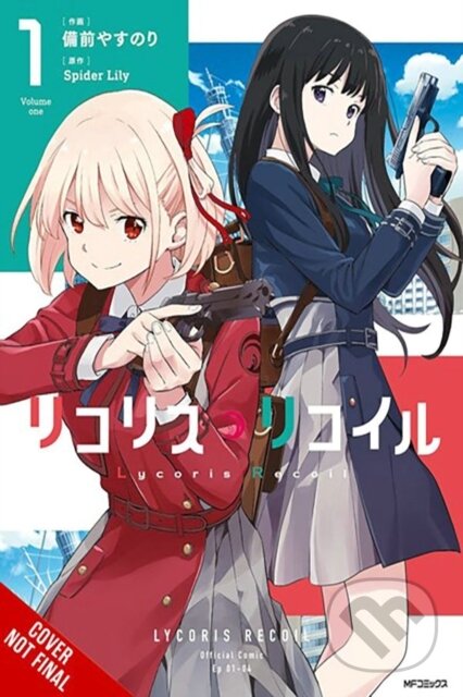 Kniha: Lycoris Recoil, Vol. 1 (manga) (Kiki Piatkowska, Yasunori Bizen a Spider Lily). Yen Press, 2024