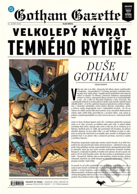 Kniha: Gotham Gazette září 2026 (Matt Fraction). Crew, 2026
