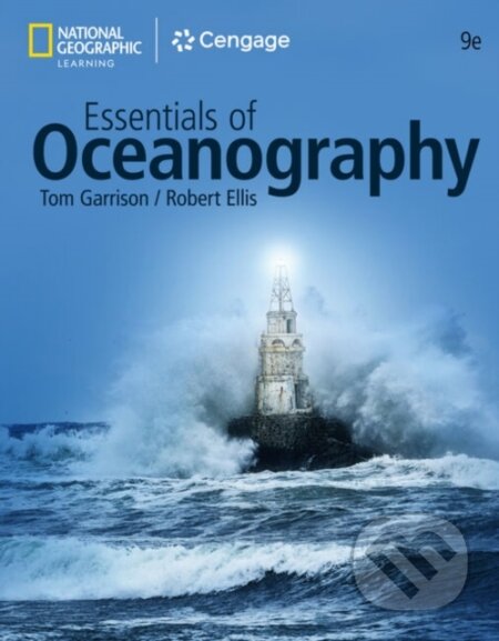 Kniha: Essentials of Oceanography (Robert Ellis a Tom Garrison). Brooks/Cole, 2025