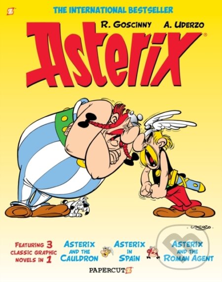 Kniha: Asterix Omnibus Vol. 5 (Albert Uderzo a René Goscinny). Papercutz, 2022