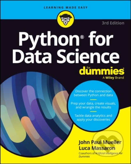 Kniha: Python for Data Science For Dummies, 3rd Edition (John Paul Mueller a Luca Massaron). , 2023