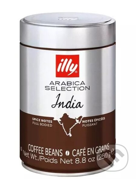 Kávy a čaje: illy Káva zrnková India (Illy). Illy